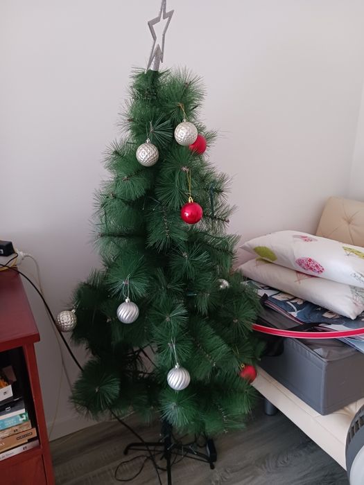 Árvore de natal usada
