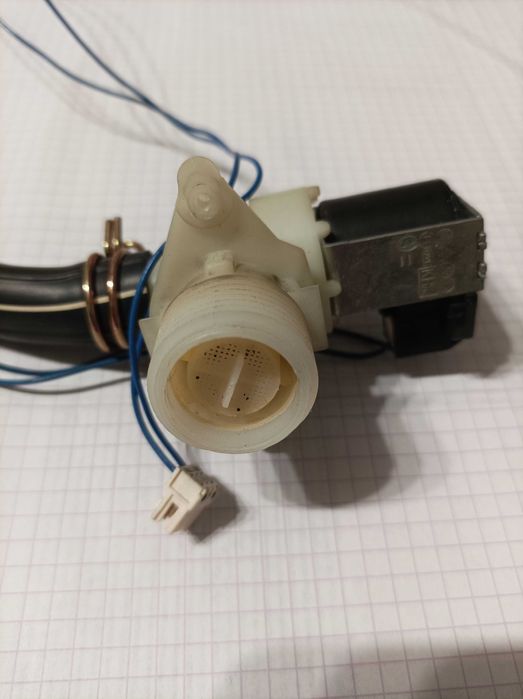Elektrozawór pojedynczy 1-drożny pralki Whirlpool