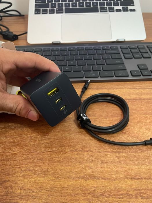 Carregador Rapido Baseus de 100W - Samsung Iphone e até 3 Dispositivos