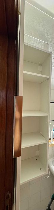 Armário Coluna Casa de Banho Leroy Merlin | Branco | Excelente Estado