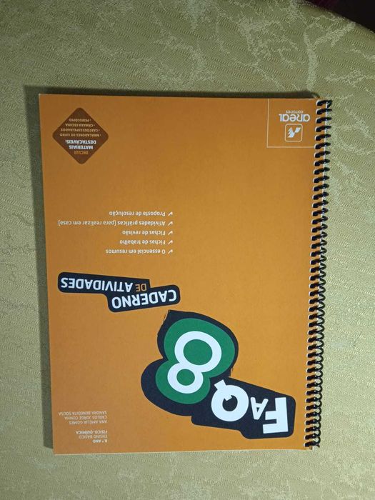Caderno de Atividades - FAQ8- Físico-Química - 8.º Ano  (NOVO)