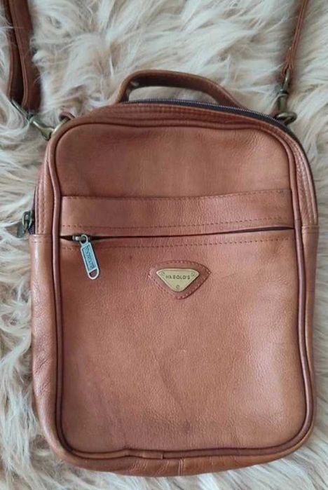 Harold's Country skórzana listonoszka vintage