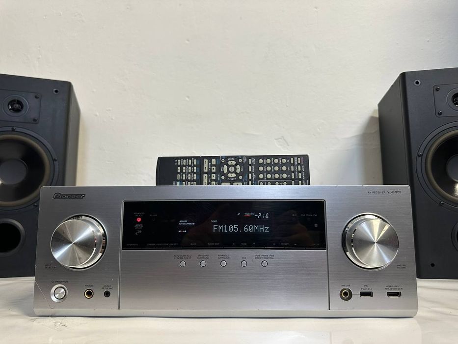 7.1 Amplituner Pioneer VSX-923-S, 7*150 Wat, HDMI, WAV, FLAC, AIFF