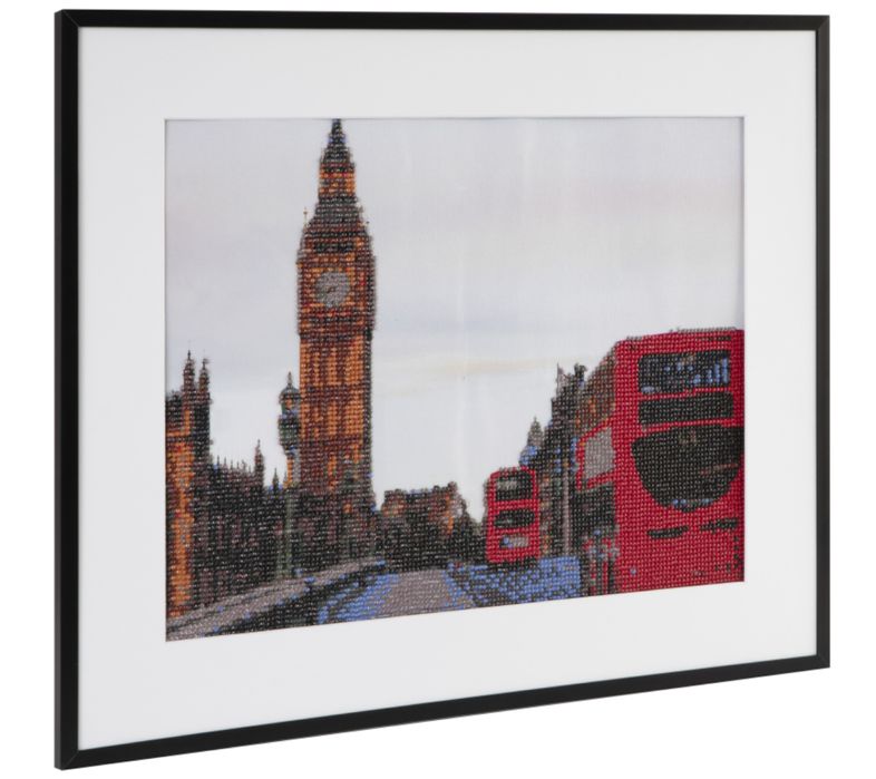 Haft diamentowy dla dzieci mozaika diamond painting Londyn