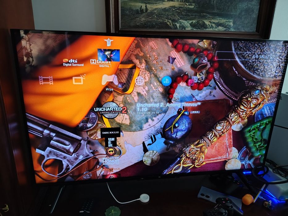 Ps3 slim 2 pady HEN +5 płyt z grami