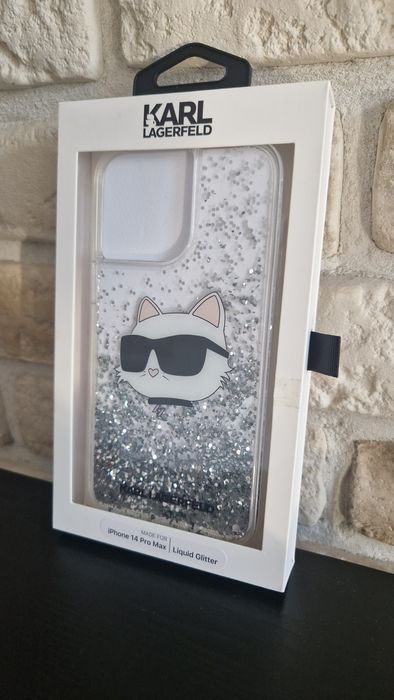 Etui Karl Lagerfeld z poruszający sie cekinami do Iphone 14 Pro Max Oryginalne