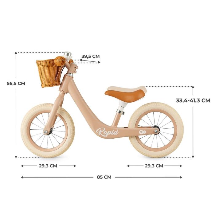 Bicicleta de equilíbrio como nova
