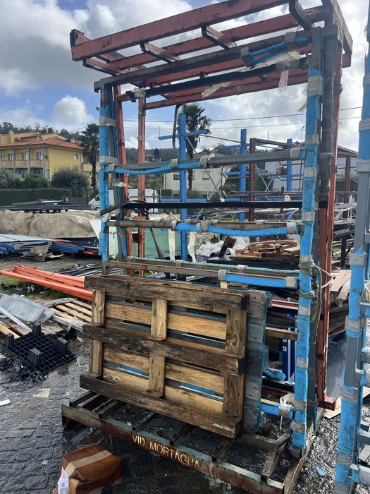 Cavaletes carrinhos para aluminio