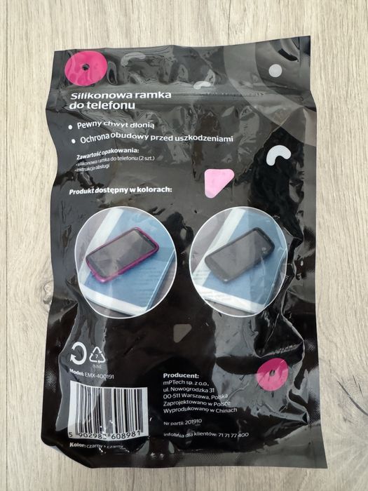 Silikonowe ramki ochronne, etui na telefon