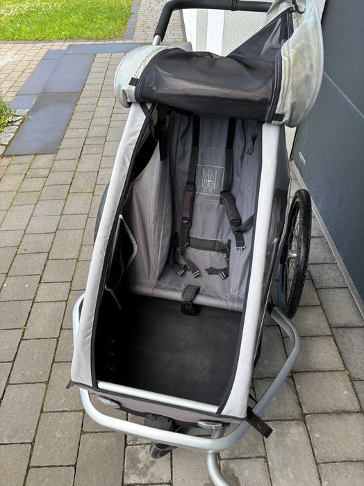 Przyczepka Croozer Kid Keeke 1 Stone Grey
