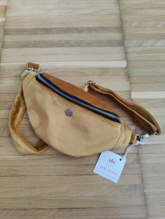 Nerka welurowa Sabitatka złota handmade