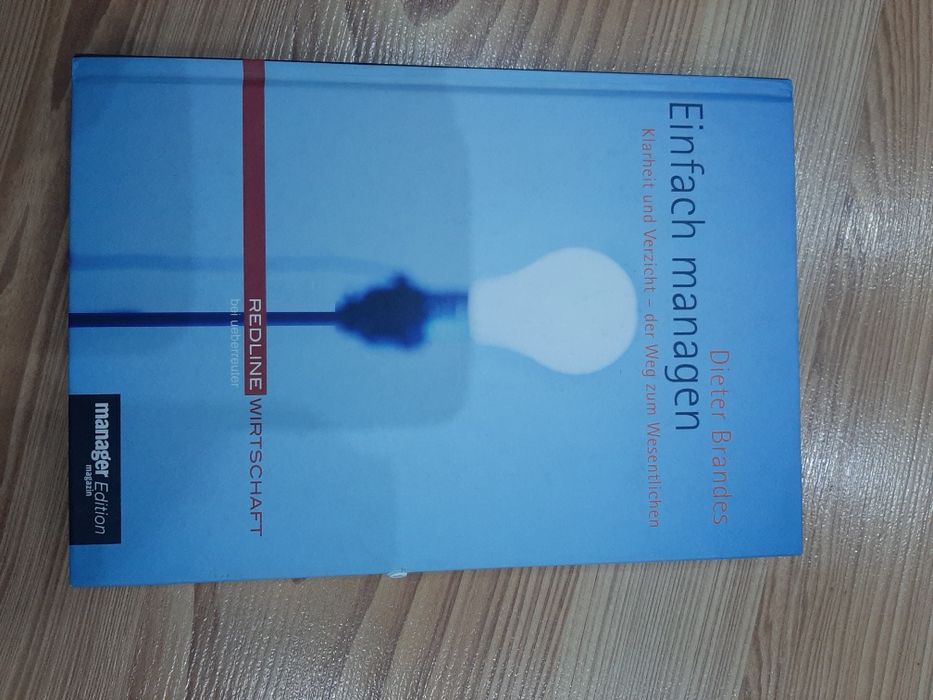 Einfach manangen Książka dla menadżerów po niemiecku Dieter Brandes