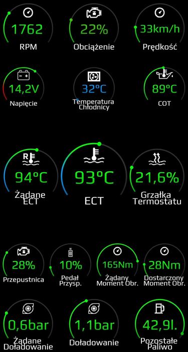 Oprogramowanie COOLANT-FIX Opel obniżenie temperatury