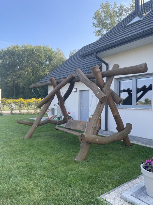Huśtawka dębowa impregnowana