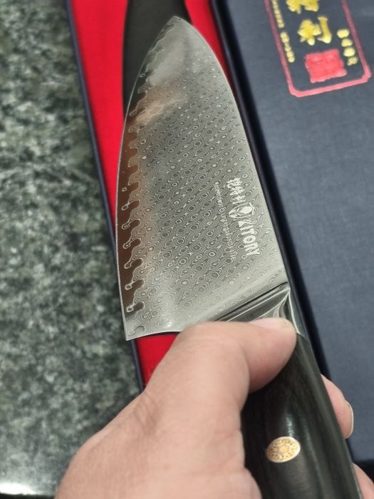 Faca  chef japonesa damasco 20 cm vg10
