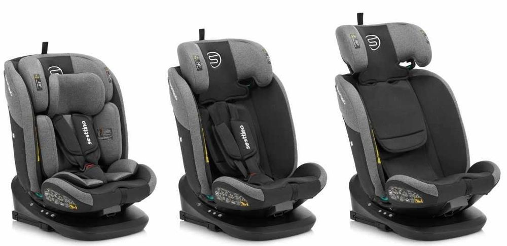 Fotelik Samochodowy I-Size 40-150cm Sesttino Oktagon Pro 0-36kg ISOFIX