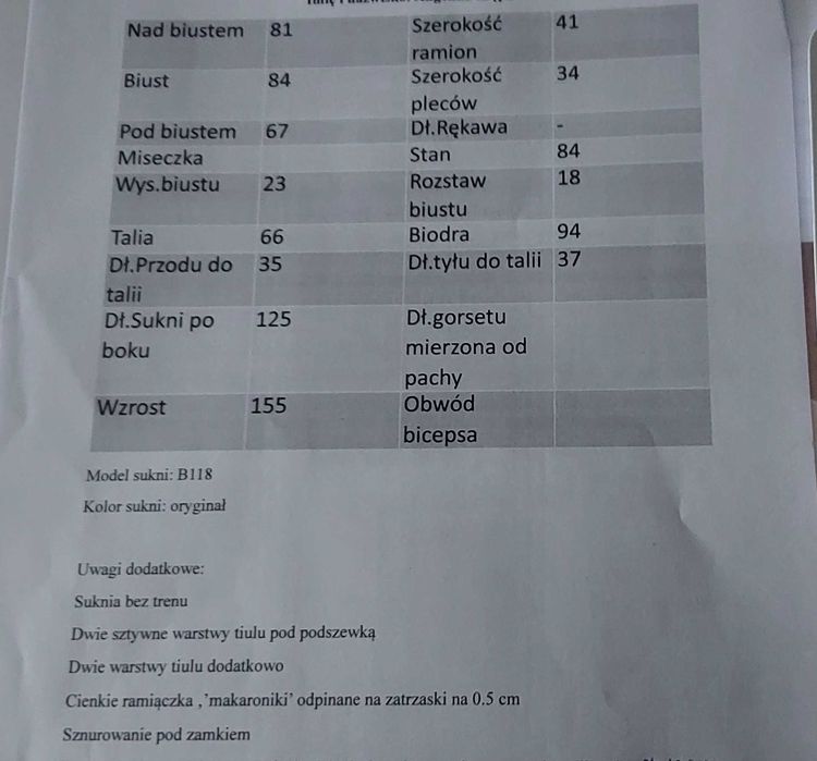 Suknia ślubna z kokekcji Marii Ciesielskiej