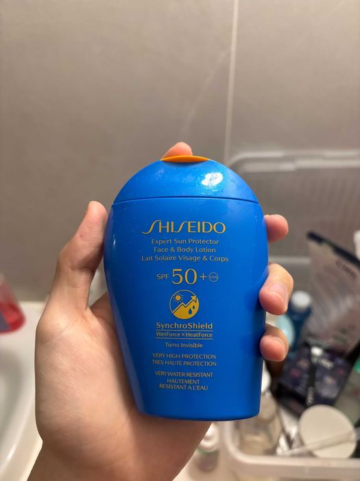 Zestaw kosmetyków: TheOrdinary VitC + Shiseido SPF50 + Lancaster SPF30