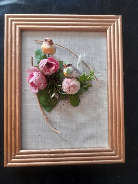 Quadro Pássaros 19x24.