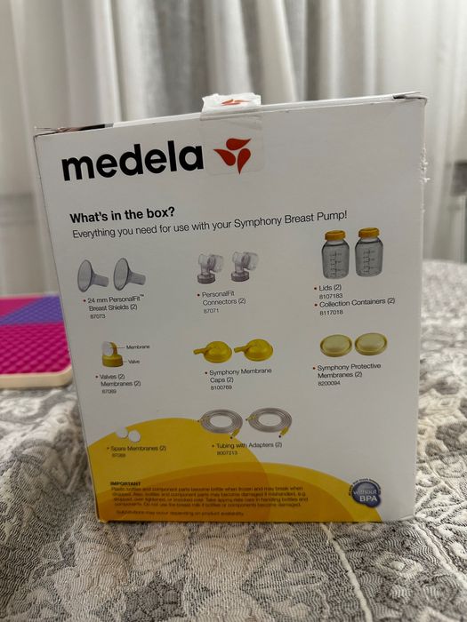 Комплект для подвійного зціджування Medela Symphony (Медела)