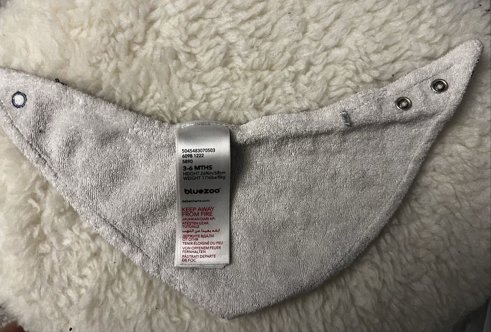 Нагрудник, слюнявчик від bluezoo