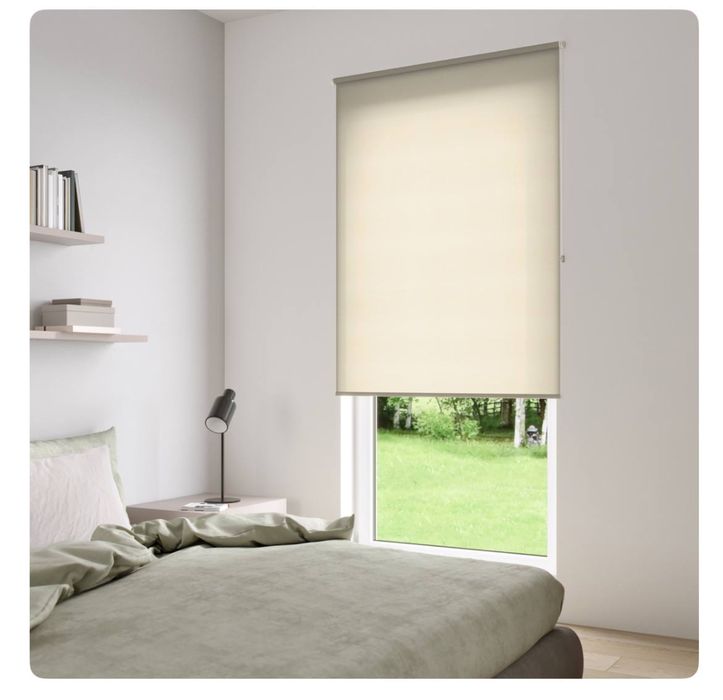 Estore de rolo Cor bege creme