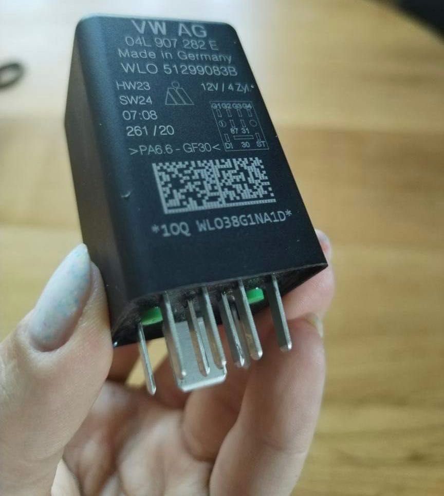 Реле свічок накалу Audi VW shkoda 04L907282E реле свечей накаливания: 1 ...