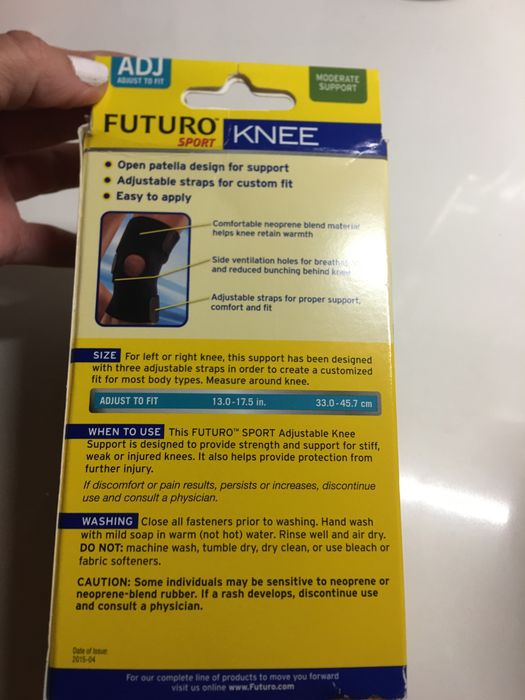Joelheira elástica nova