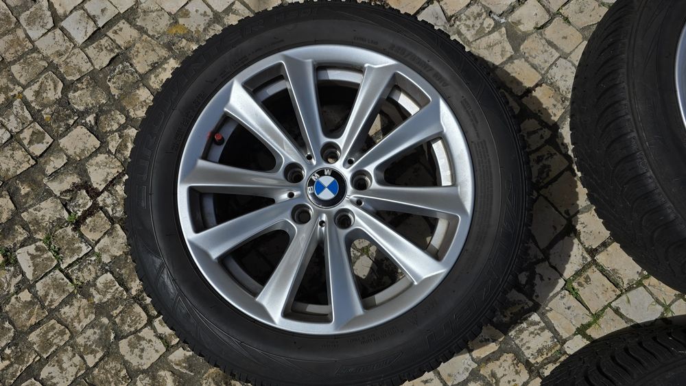 Jogo Jantes 17  BMW originais 528i com pneus