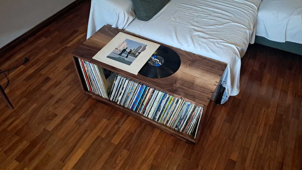 Móvel para discos de vinilo