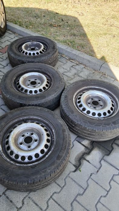 VW Multivan/Transporter T5 koła felgi stalowe opony lato 215/65R16C