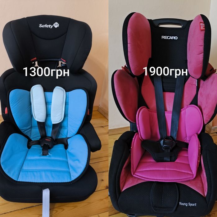 Recaro yong sport 9-36 кг, safety