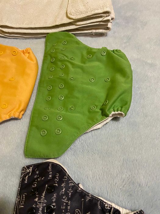 Kit de fraldas ecológicas e reutilizáveis (fralda, absorventes)