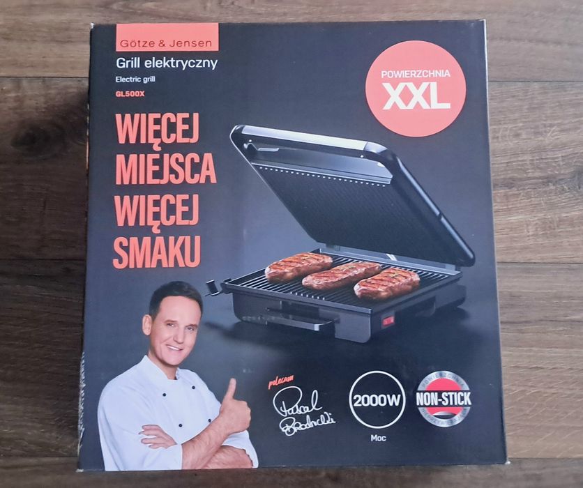 NOWY Grill elektryczny GÖTZE & JENSEN GL500X 2000W