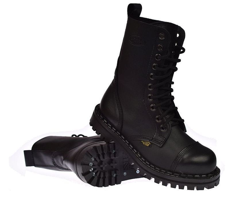 Glany wysokie skórzane oryginalne polskie workery 976 oc rozm. 48