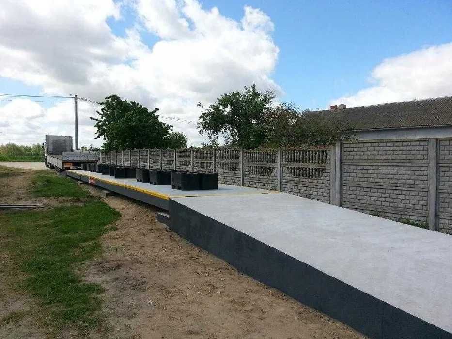 Waga 18m samochodowa 50 - 60T Najazdowa Pomosty Prefabrykowane.