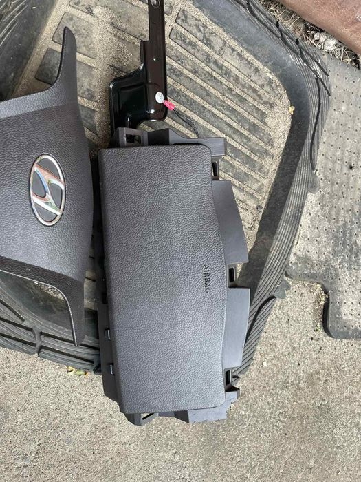 Подушка в руль, airbag, колена hyundai santa fe 13-18год