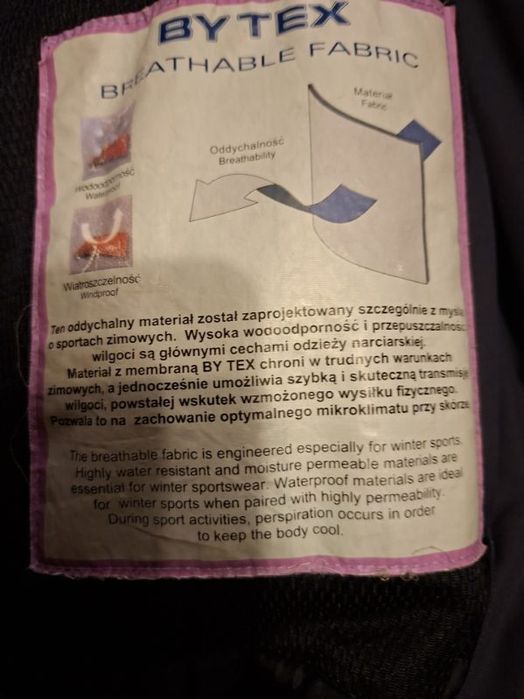 Kurtka narciarska Brugi na wzrost 194cm