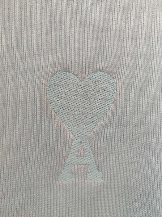 Світшот AMI Paris Broderie Sweatshirt Light Blue