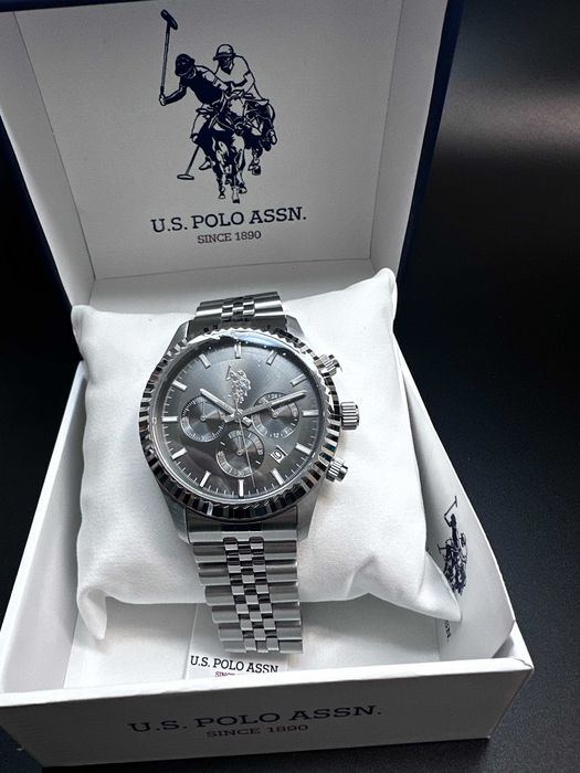 Чоловічий годинник U.S. Polo Assn.  з тройним циферблатом