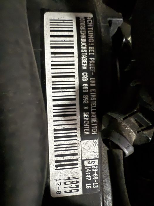 Motor 2.0TDI 150cv REF.CRB (Para Peças)