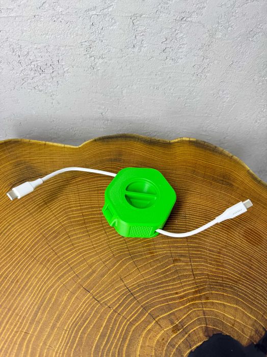Organizer, zwijak do kabli USB-przewodów, rozmiar XL, druk 3D