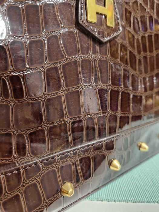 nowa torba torebka POMPOOS o wym. 37x22 cm złote cekiny diamenty