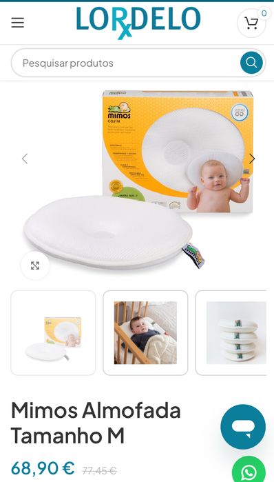 Almofada Mimos tamanho M