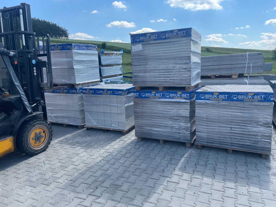 Pustak 50x19cm Bruk-Bet Antracyt bloczek ogrodzeniowy rezydencja