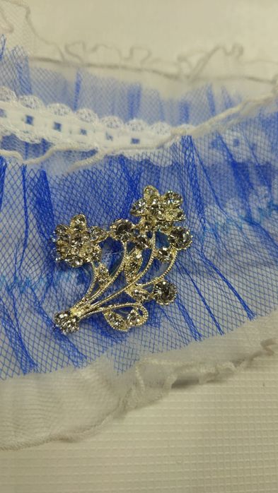 Podwiązka ślubna handmade