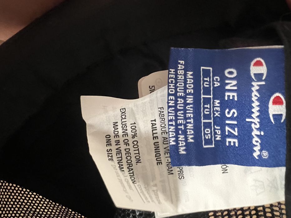 Czapka z daszkiem Champion czarna Full Cap