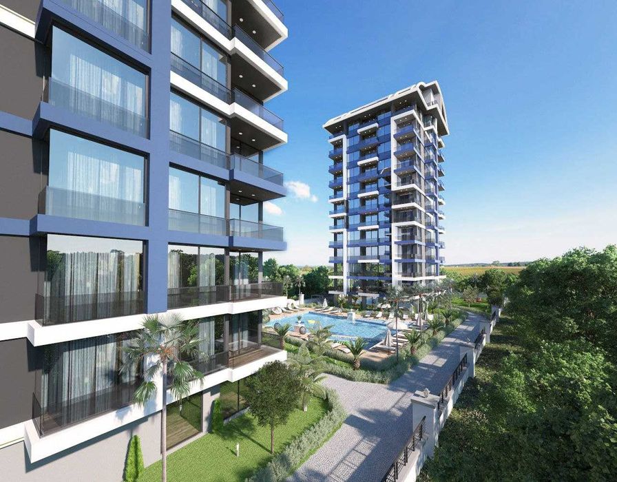 Продается комплекс у моря первая линия Алания Махмутлар.