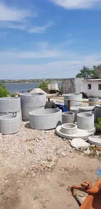 Бетонні кольця для води, бетонные кольца под септик, кольца для сливной ямы