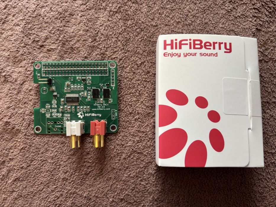 HiFiBerry DAC+ PRO RCA - karta dźwiękowa - DAC do RaspBerry JAK NOWA